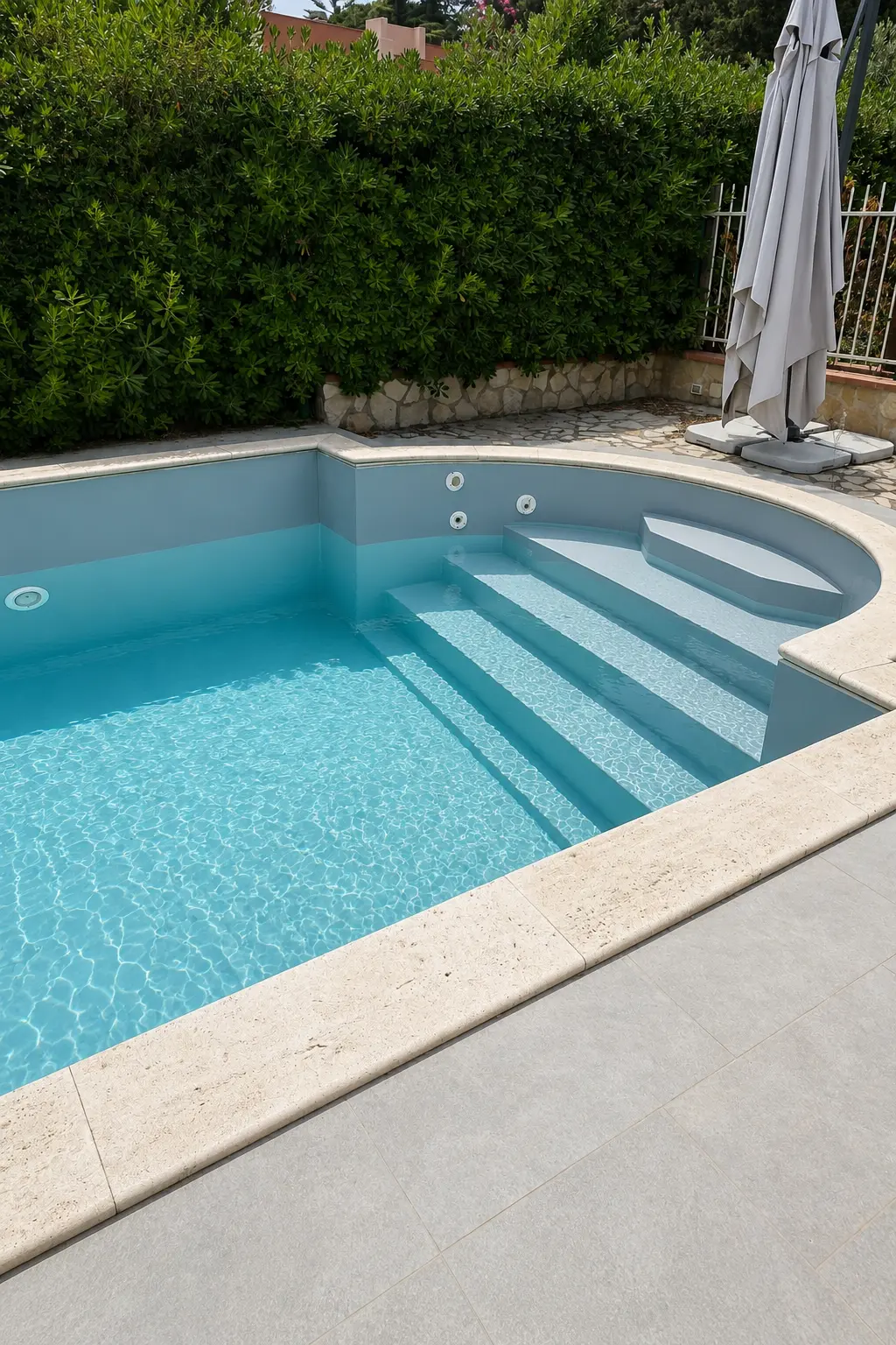 Cantiere CTC — Vasca con scala circolare — dopo